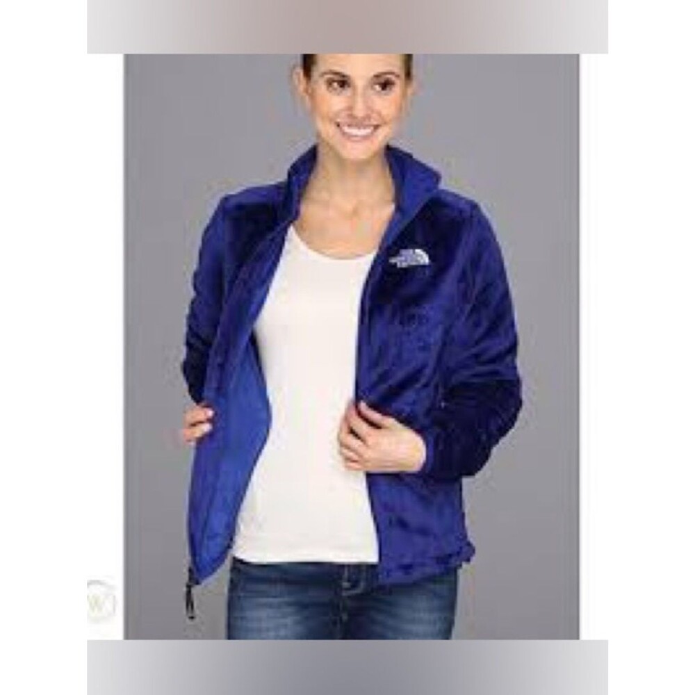 The North Face full-zip fleece jacket in purple